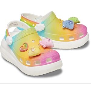Crocs x Care Bears Crush Clog Rainbow 210103-100 Men's Size 10/ Women's 12